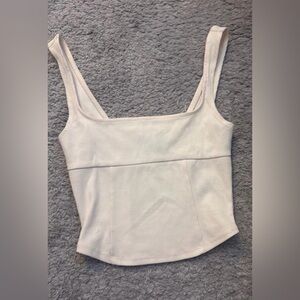 White Urban Outfitters cropped tank top